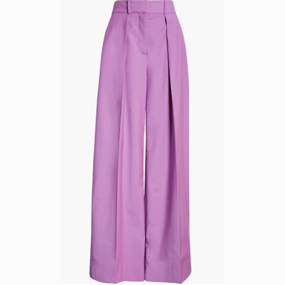 New VERONICA BEARD sz 2 SONIA Pleated Wide-Legged PANTS - Picture 5 of 9